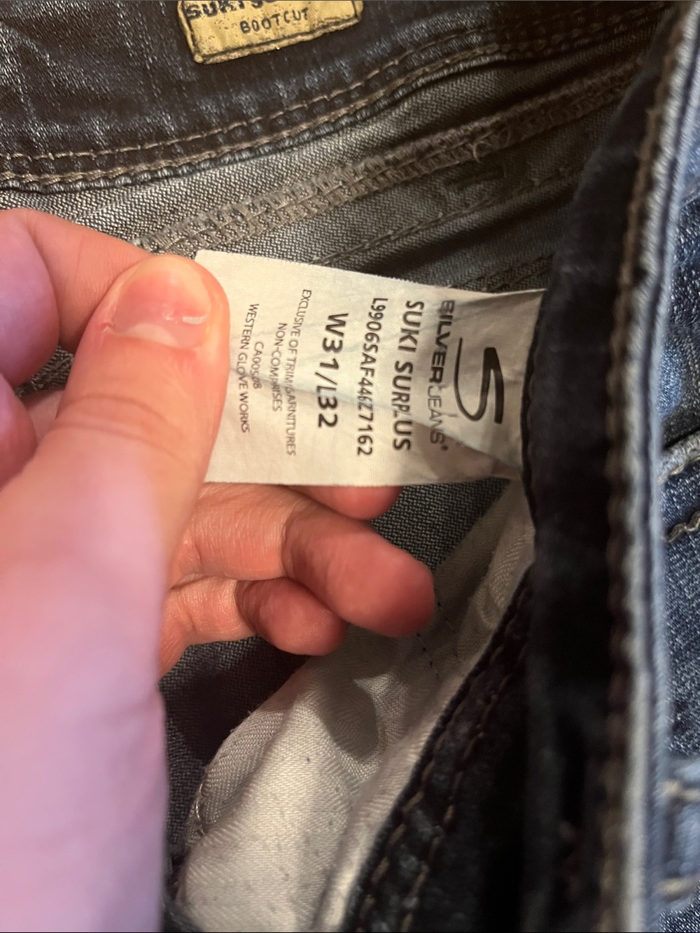 Silver Jeans Indigo Flared Wide-Leg Jeans - Picture 3 of 6